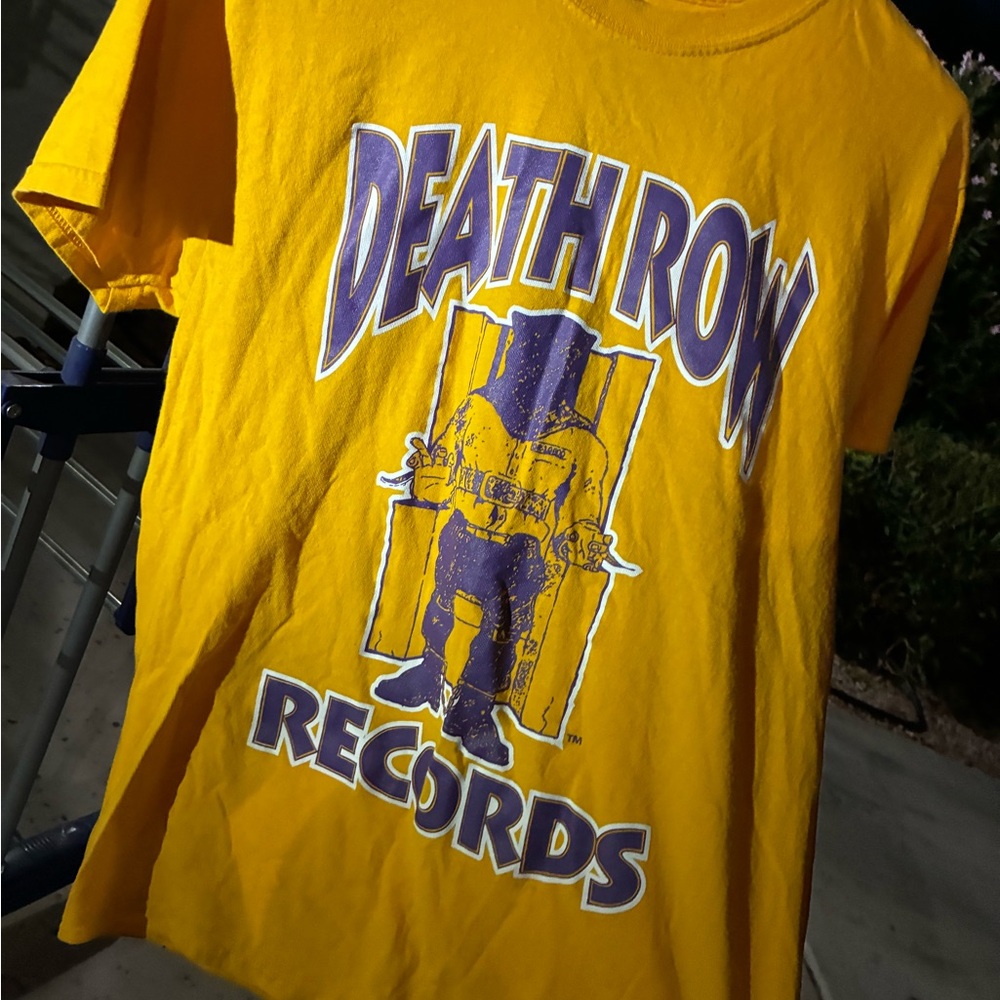 Yellow Death Row Records T-Shirt